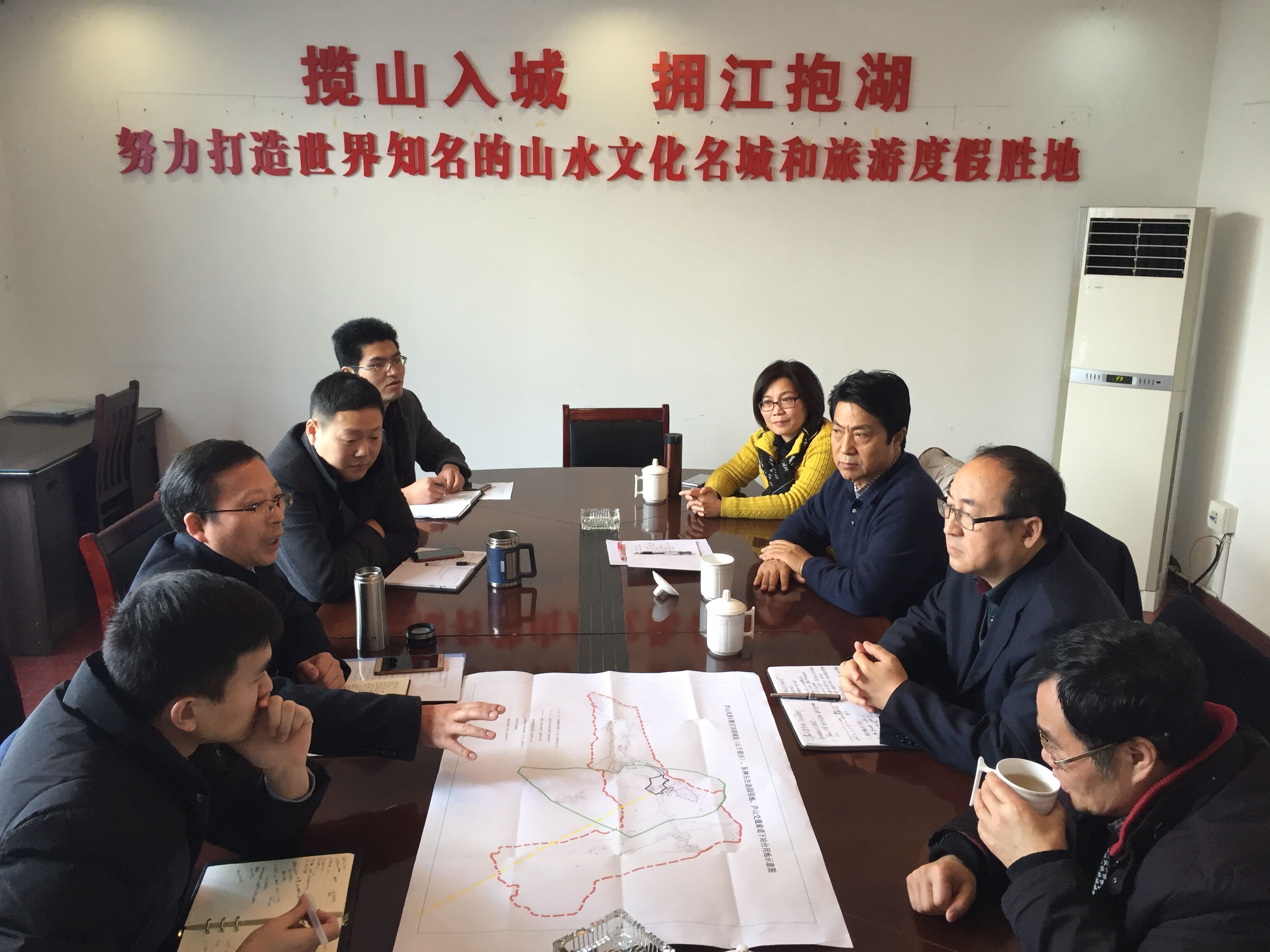 公司董事长、、总经理王叙宇会见北京博大环球创业投资有限公司董事长张国林