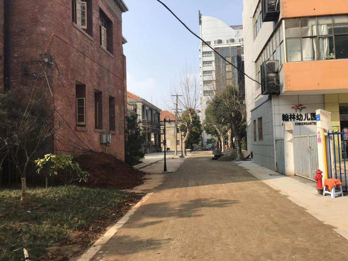 市文旅元和、、元智公司就遵义租界原址博物馆开园活动现场勘测