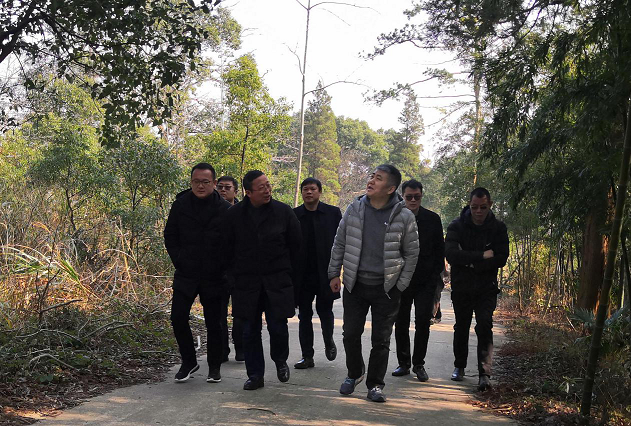 市文旅集团党委书记、董事长王叙宇陪同客商在；；崾Ψ对返鞑