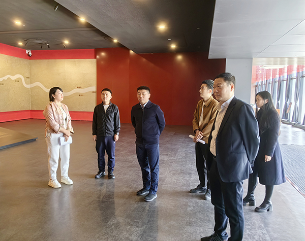 市国控集团党委书记、、、董事长张志坚一行 督导查抄创文工作